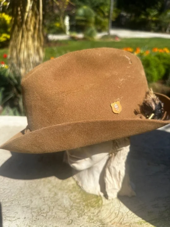 Rare Antique Culver's Men's Fedora - Byer-Rolnick Product - Delmar, Delaware - Picture 2 of 6